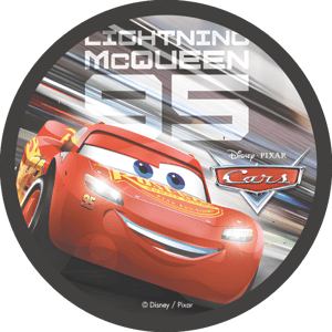 CAPA PAINEL REDONDO CARROS MCQUEEN | TECIDO PREMIUM  | VÁRIOS MODELOS - 1.50X1.50M E 50X50CM