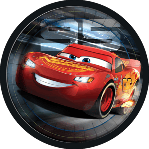CAPA PAINEL REDONDO CARROS MCQUEEN | TECIDO PREMIUM  | VÁRIOS MODELOS - 1.50X1.50M E 50X50CM
