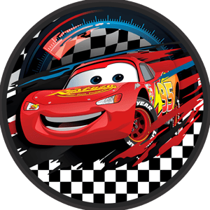 CAPA PAINEL REDONDO CARROS MCQUEEN | TECIDO PREMIUM  | VÁRIOS MODELOS - 1.50X1.50M E 50X50CM