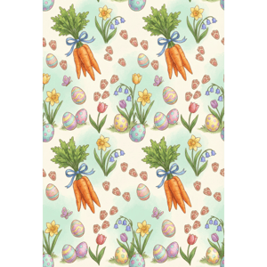 CAPA FUNDO FOTOGRÁFICO VERTICAL PÁSCOA COELHO | TECIDO PREMIUM  | VÁRIOS MODELOS - 1.50X2.20CM