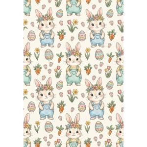 CAPA FUNDO FOTOGRÁFICO VERTICAL PÁSCOA COELHO | TECIDO PREMIUM  | VÁRIOS MODELOS - 1.50X2.20CM