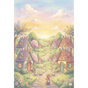 CAPA FUNDO FOTOGRÁFICO VERTICAL PÁSCOA COELHO | TECIDO PREMIUM  | VÁRIOS MODELOS - 1.50X2.20CM