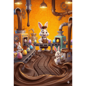 CAPA FUNDO FOTOGRÁFICO VERTICAL PÁSCOA COELHO | TECIDO PREMIUM  | VÁRIOS MODELOS - 1.50X2.20CM