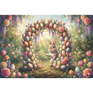 CAPA FUNDO FOTOGRÁFICO HORIZONTAL PÁSCOA COELHO| TECIDO PREMIUM  | VÁRIOS MODELOS - 2.20X1.50M