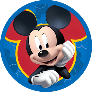 CAPA PAINEL REDONDO MICKEY | TECIDO PREMIUM  | VÁRIOS MODELOS - 1.50X1.50M E 50X50CM