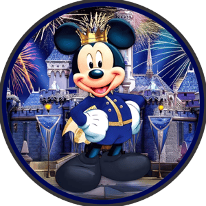 CAPA PAINEL REDONDO MICKEY | TECIDO PREMIUM  | VÁRIOS MODELOS - 1.50X1.50M E 50X50CM