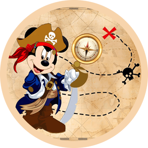 CAPA PAINEL REDONDO MICKEY | TECIDO PREMIUM  | VÁRIOS MODELOS - 1.50X1.50M E 50X50CM