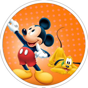 CAPA PAINEL REDONDO MICKEY | TECIDO PREMIUM  | VÁRIOS MODELOS - 1.50X1.50M E 50X50CM