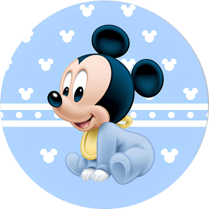 CAPA PAINEL REDONDO MICKEY | TECIDO PREMIUM  | VÁRIOS MODELOS - 1.50X1.50M E 50X50CM