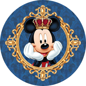 CAPA PAINEL REDONDO MICKEY | TECIDO PREMIUM  | VÁRIOS MODELOS - 1.50X1.50M E 50X50CM