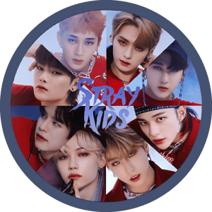 CAPA PAINEL REDONDO KPOP STRAY KIDS | TECIDO PREMIUM  | VÁRIOS MODELOS - 1.50X1.50M E 50X50CM