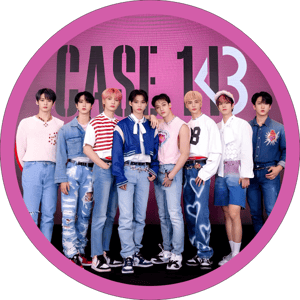 CAPA PAINEL REDONDO KPOP STRAY KIDS | TECIDO PREMIUM  | VÁRIOS MODELOS - 1.50X1.50M E 50X50CM