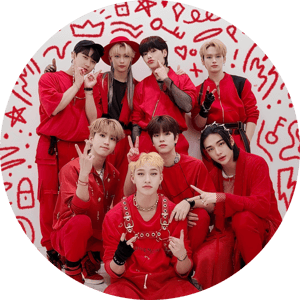 CAPA PAINEL REDONDO KPOP STRAY KIDS | TECIDO PREMIUM  | VÁRIOS MODELOS - 1.50X1.50M E 50X50CM