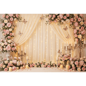 CAPA FUNDO FOTOGRÁFICO HORIZONTAL BORBOLETA| TECIDO PREMIUM  | VÁRIOS MODELOS - 2.20X1.50M