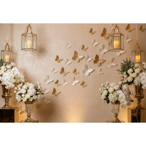 CAPA FUNDO FOTOGRÁFICO HORIZONTAL BORBOLETA| TECIDO PREMIUM  | VÁRIOS MODELOS - 2.20X1.50M