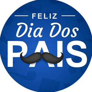 CAPA PAINEL REDONDO DIA DOS PAIS | TECIDO PREMIUM  | VÁRIOS MODELOS - 1.50X1.50M E 50X50CM