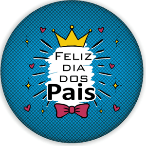 CAPA PAINEL REDONDO DIA DOS PAIS | TECIDO PREMIUM  | VÁRIOS MODELOS - 1.50X1.50M E 50X50CM