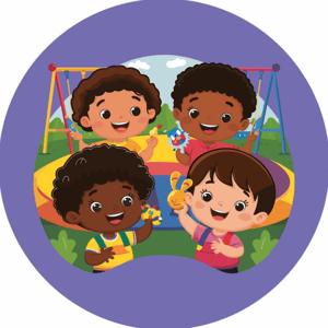 CAPA PAINEL REDONDO DIA DAS CRIANÇAS | TECIDO PREMIUM  | VÁRIOS MODELOS - 1.50X1.50M E 50X50CM