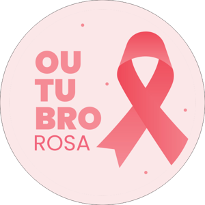 CAPA PAINEL REDONDO OUTUBRO ROSA | TECIDO PREMIUM  | VÁRIOS MODELOS - 1.50X1.50M E 50X50CM