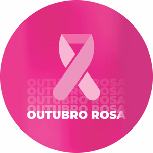 CAPA PAINEL REDONDO OUTUBRO ROSA | TECIDO PREMIUM  | VÁRIOS MODELOS - 1.50X1.50M E 50X50CM