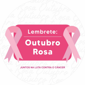 CAPA PAINEL REDONDO OUTUBRO ROSA | TECIDO PREMIUM  | VÁRIOS MODELOS - 1.50X1.50M E 50X50CM