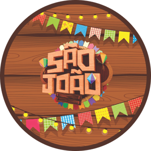 CAPA PAINEL REDONDO FESTA JUNINA | TECIDO PREMIUM  | VÁRIOS MODELOS - 1.50X1.50M E 50X50CM