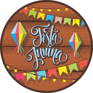 CAPA PAINEL REDONDO FESTA JUNINA | TECIDO PREMIUM  | VÁRIOS MODELOS - 1.50X1.50M E 50X50CM