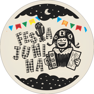 CAPA PAINEL REDONDO FESTA JUNINA | TECIDO PREMIUM  | VÁRIOS MODELOS - 1.50X1.50M E 50X50CM