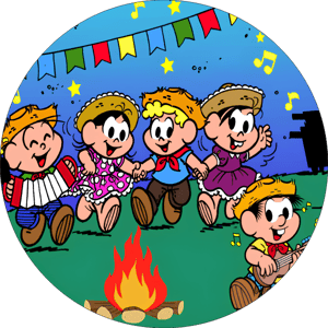 CAPA PAINEL REDONDO FESTA JUNINA | TECIDO PREMIUM  | VÁRIOS MODELOS - 1.50X1.50M E 50X50CM