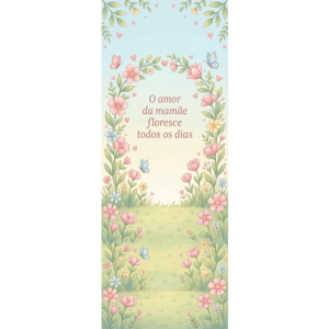 CAPA PAINEL PORTA DIA DAS MÃES  | TECIDO PREMIUM  | VÁRIOS MODELOS - 85cm x 2.10M