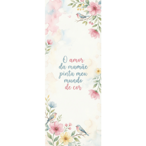 CAPA PAINEL PORTA DIA DAS MÃES  | TECIDO PREMIUM  | VÁRIOS MODELOS - 85cm x 2.10M