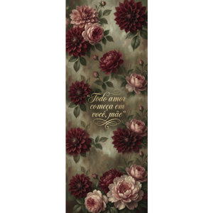 CAPA PAINEL PORTA DIA DAS MÃES  | TECIDO PREMIUM  | VÁRIOS MODELOS - 85cm x 2.10M