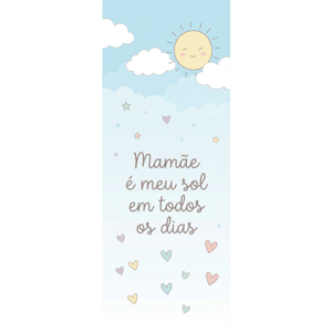 CAPA PAINEL PORTA DIA DAS MÃES  | TECIDO PREMIUM  | VÁRIOS MODELOS - 85cm x 2.10M