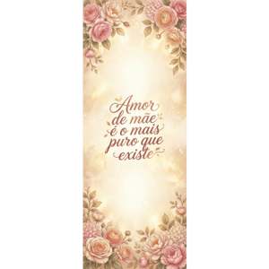CAPA PAINEL PORTA DIA DAS MÃES  | TECIDO PREMIUM  | VÁRIOS MODELOS - 85cm x 2.10M