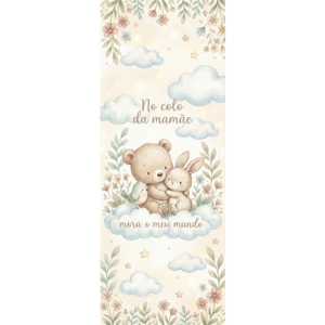 CAPA PAINEL PORTA DIA DAS MÃES  | TECIDO PREMIUM  | VÁRIOS MODELOS - 85cm x 2.10M