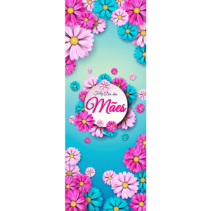 CAPA PAINEL PORTA DIA DAS MÃES  | TECIDO PREMIUM  | VÁRIOS MODELOS - 85cm x 2.10M