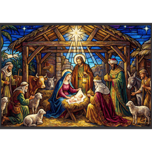 CAPA FUNDO FOTOGRÁFICO HORIZONTAL NATAL PRESÉPIO | TECIDO PREMIUM  | VÁRIOS MODELOS - 2.20X1.50M