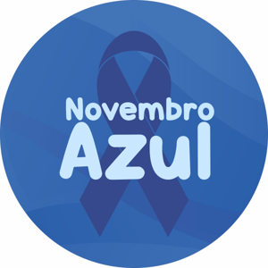 CAPA PAINEL REDONDO NOVEMBRO AZUL | TECIDO PREMIUM  | VÁRIOS MODELOS - 1.50X1.50M E 50X50CM