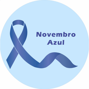 CAPA PAINEL REDONDO NOVEMBRO AZUL | TECIDO PREMIUM  | VÁRIOS MODELOS - 1.50X1.50M E 50X50CM