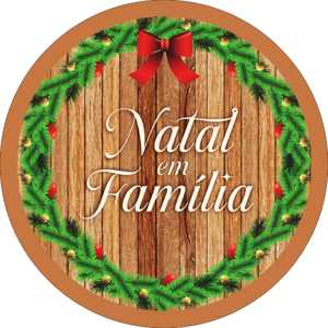 CAPA PAINEL REDONDO NATAL | TECIDO PREMIUM  | VÁRIOS MODELOS - 1.50X1.50M E 50X50CM