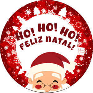 CAPA PAINEL REDONDO NATAL | TECIDO PREMIUM  | VÁRIOS MODELOS - 1.50X1.50M E 50X50CM
