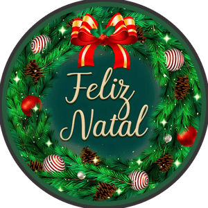 CAPA PAINEL REDONDO NATAL | TECIDO PREMIUM  | VÁRIOS MODELOS - 1.50X1.50M E 50X50CM