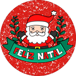 CAPA PAINEL REDONDO NATAL | TECIDO PREMIUM  | VÁRIOS MODELOS - 1.50X1.50M E 50X50CM