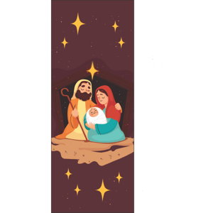 CAPA PAINEL PORTA NATAL PRESÉPIO | TECIDO PREMIUM  | VÁRIOS MODELOS - 85cm x 2.10M