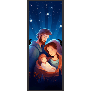 CAPA PAINEL PORTA NATAL PRESÉPIO | TECIDO PREMIUM  | VÁRIOS MODELOS - 85cm x 2.10M