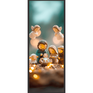 CAPA PAINEL PORTA NATAL PRESÉPIO | TECIDO PREMIUM  | VÁRIOS MODELOS - 85cm x 2.10M