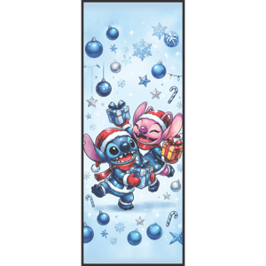 CAPA PAINEL PORTA NATAL STITCH| TECIDO PREMIUM  | VÁRIOS MODELOS - 85cm x 2.10M