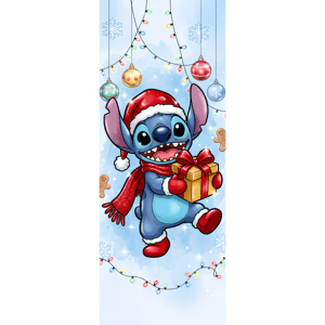 CAPA PAINEL PORTA NATAL STITCH| TECIDO PREMIUM  | VÁRIOS MODELOS - 85cm x 2.10M