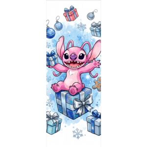 CAPA PAINEL PORTA NATAL STITCH| TECIDO PREMIUM  | VÁRIOS MODELOS - 85cm x 2.10M