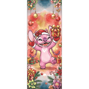 CAPA PAINEL PORTA NATAL STITCH| TECIDO PREMIUM  | VÁRIOS MODELOS - 85cm x 2.10M